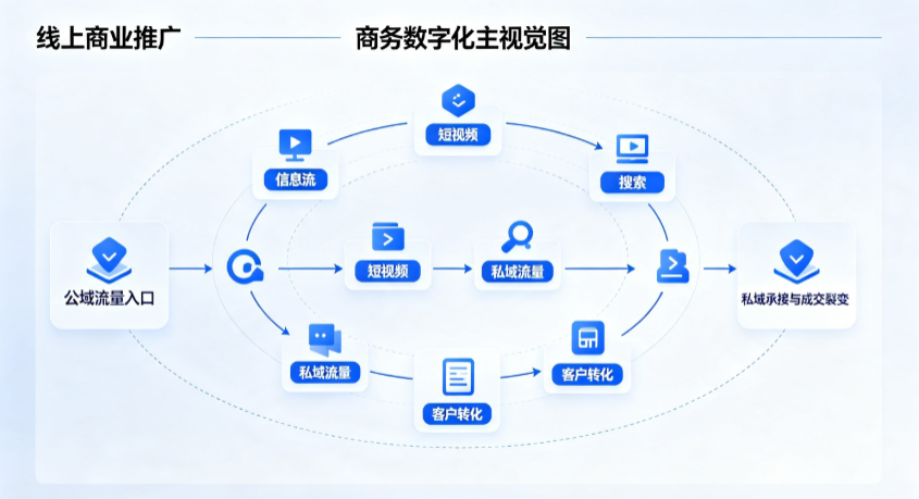 洛扎县线上商业推广怎么做？全域流量闭环搭建与低成本转化实战指南